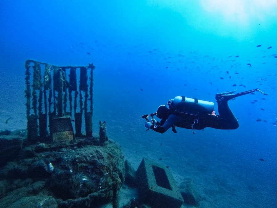 Curso Advanced SSI buceo en La Herradura